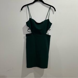 Hello Molly Dark Green Backless Dress